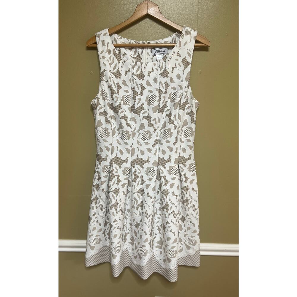 J. Howard White and Tan Dress